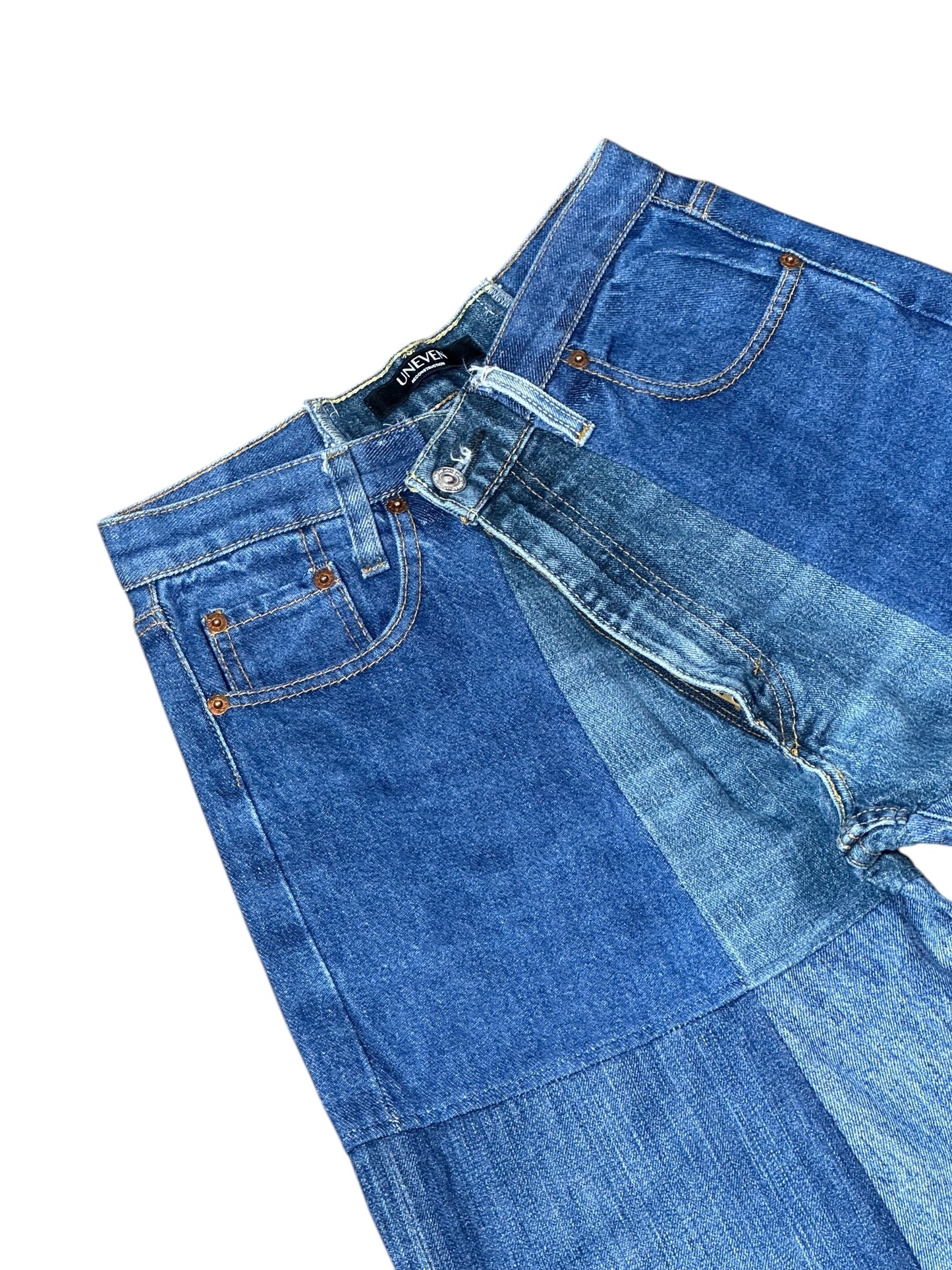RE-004-01/4panel docking denim【D】