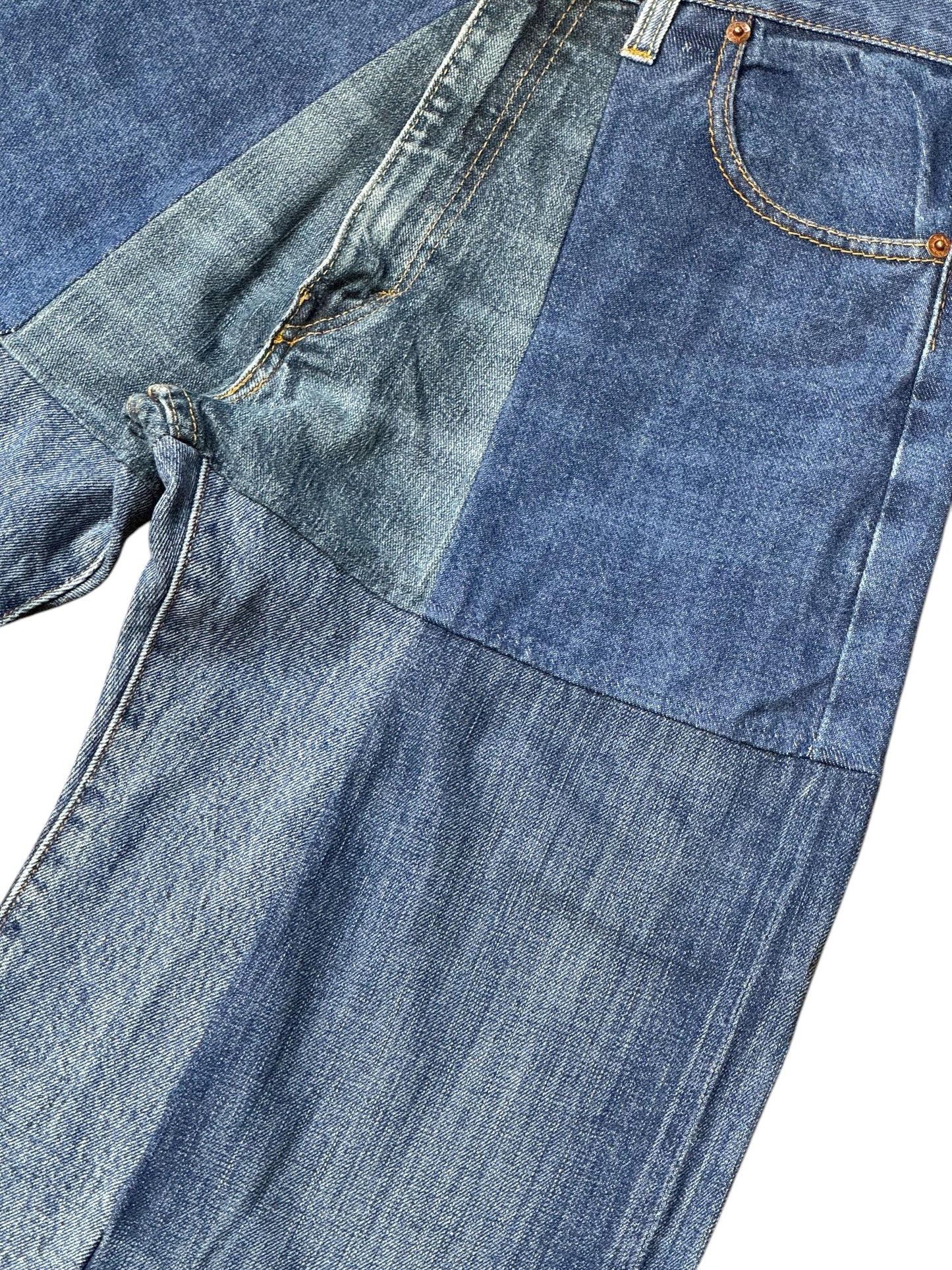RE-004-01/4panel docking denim【D】