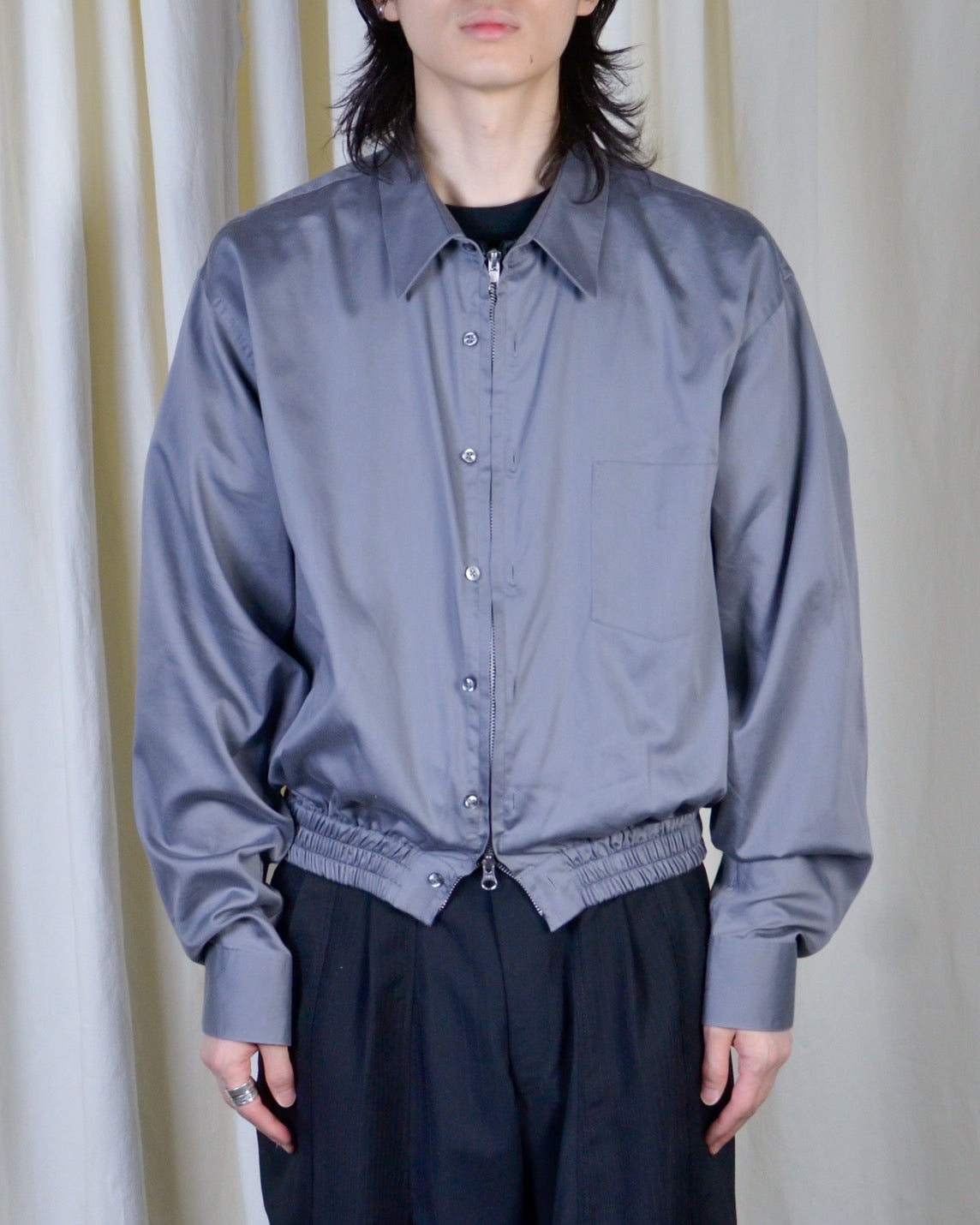 RE-039 / zip shirt blouson 【B】