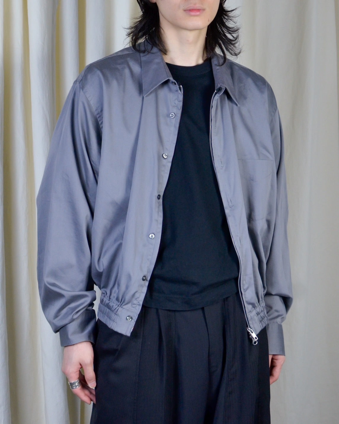 RE-039 / zip shirt blouson 【B】