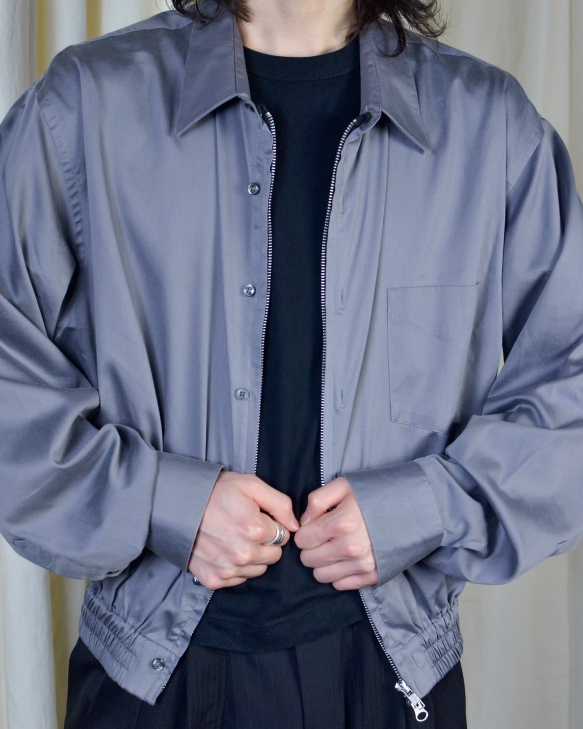 RE-039 / zip shirt blouson 【B】