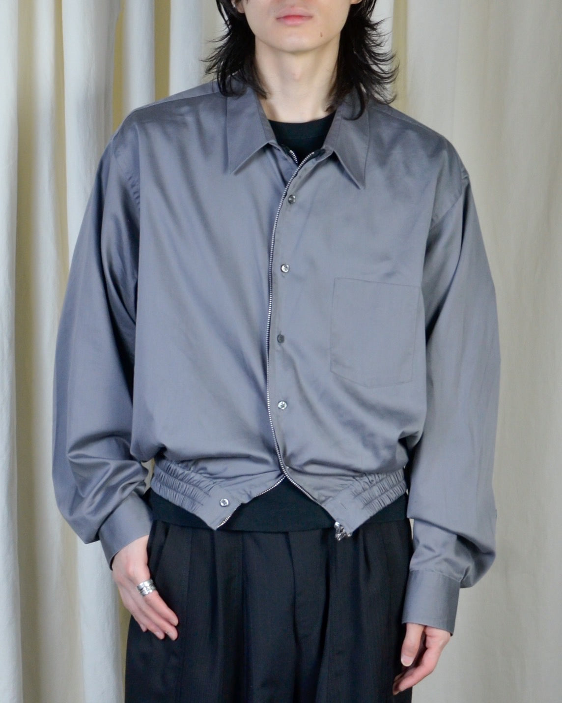 RE-039 / zip shirt blouson 【B】