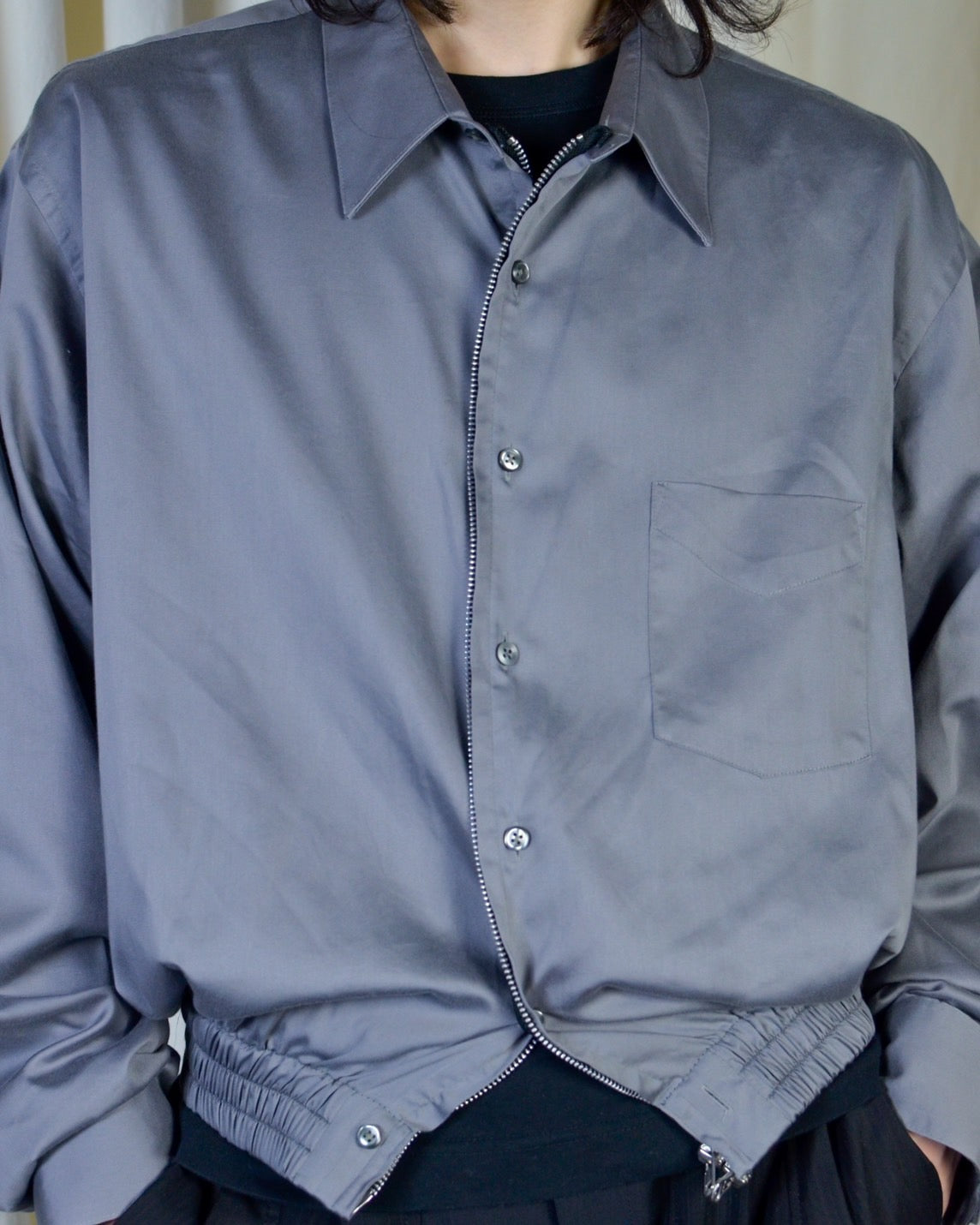 RE-039 / zip shirt blouson 【B】