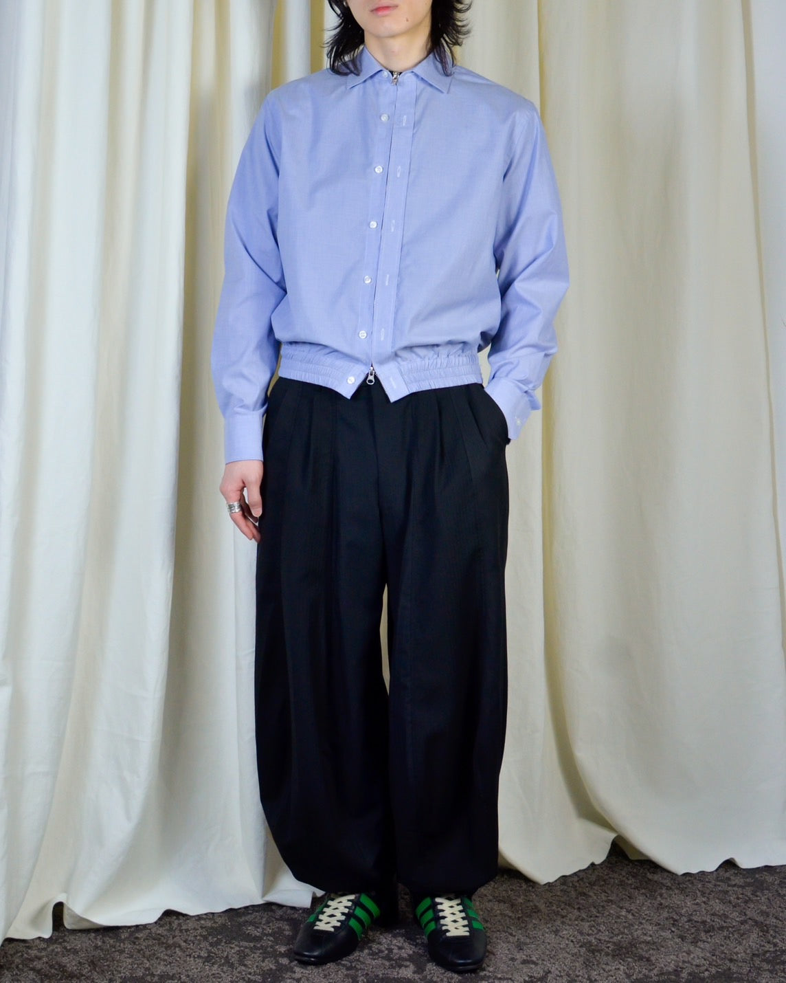 RE-039 / zip shirt blouson 【C】
