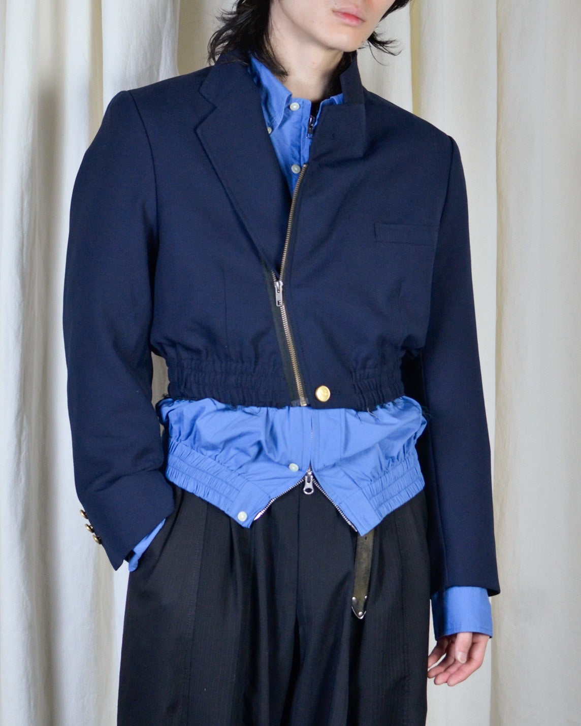 WL-016 / tailored short blouson 【B】