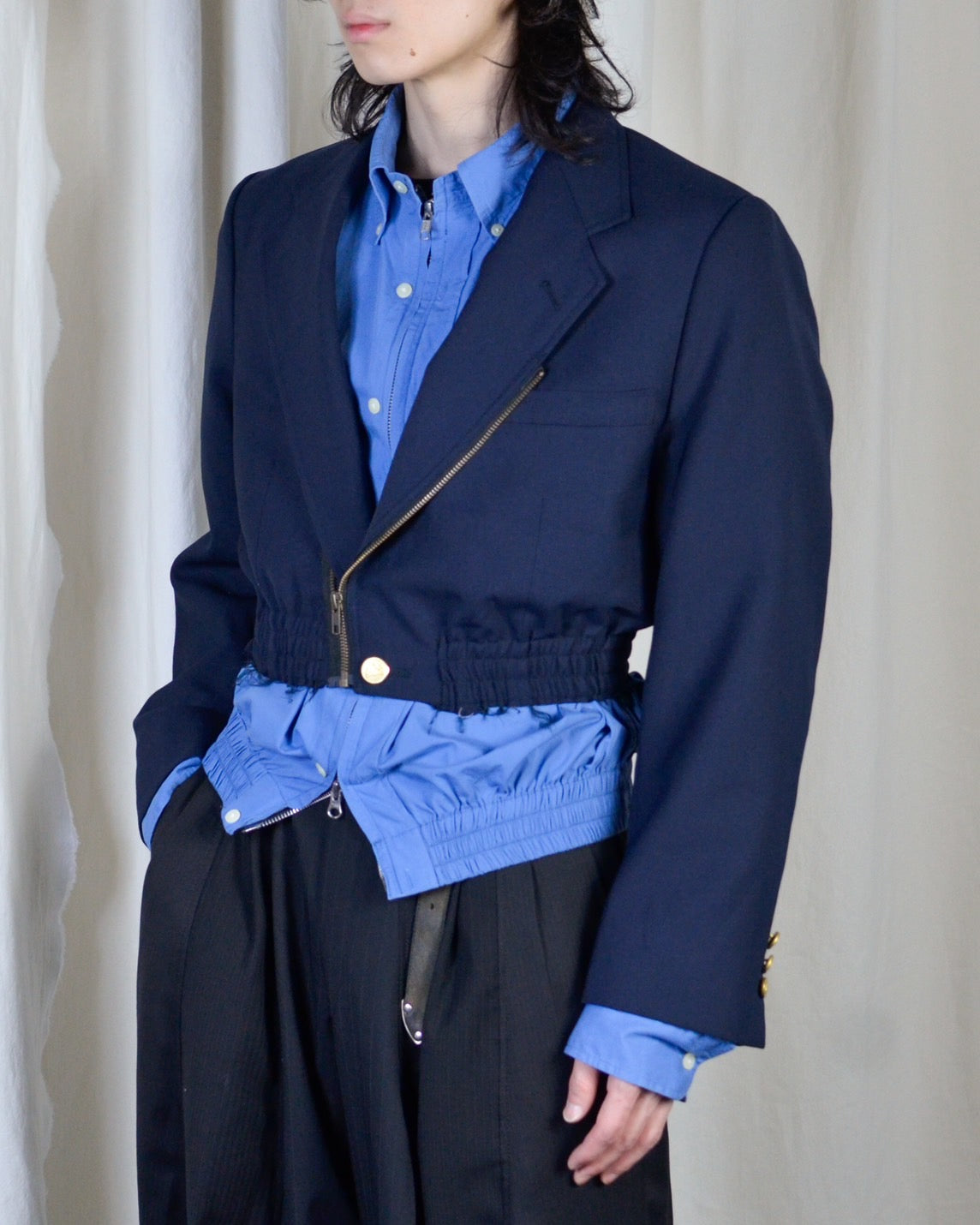 WL-016 / tailored short blouson 【B】