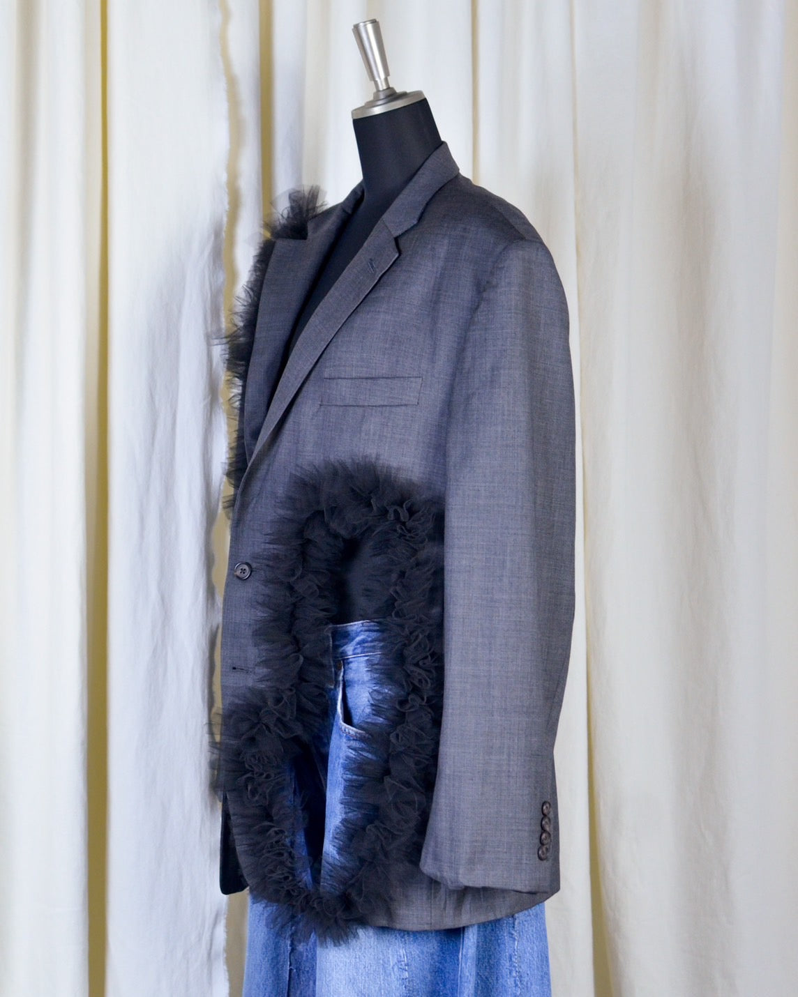 RE-003-01 / cutting frill jacket 【B】