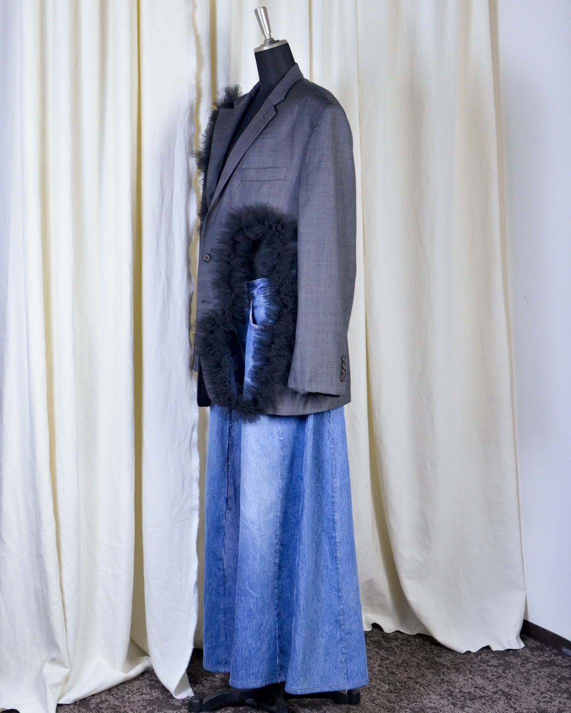 RE-003-01 / cutting frill jacket 【B】