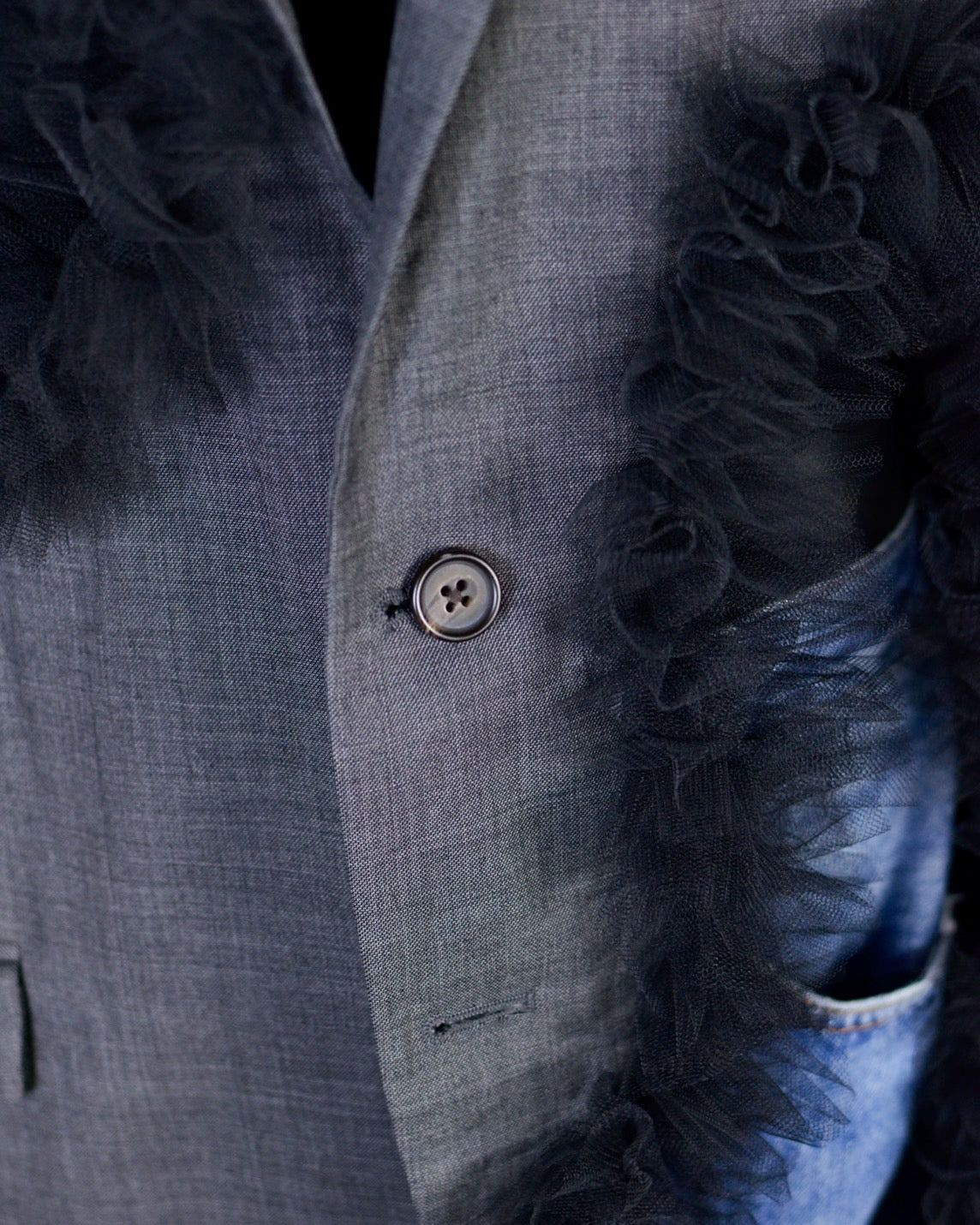 RE-003-01 / cutting frill jacket 【B】