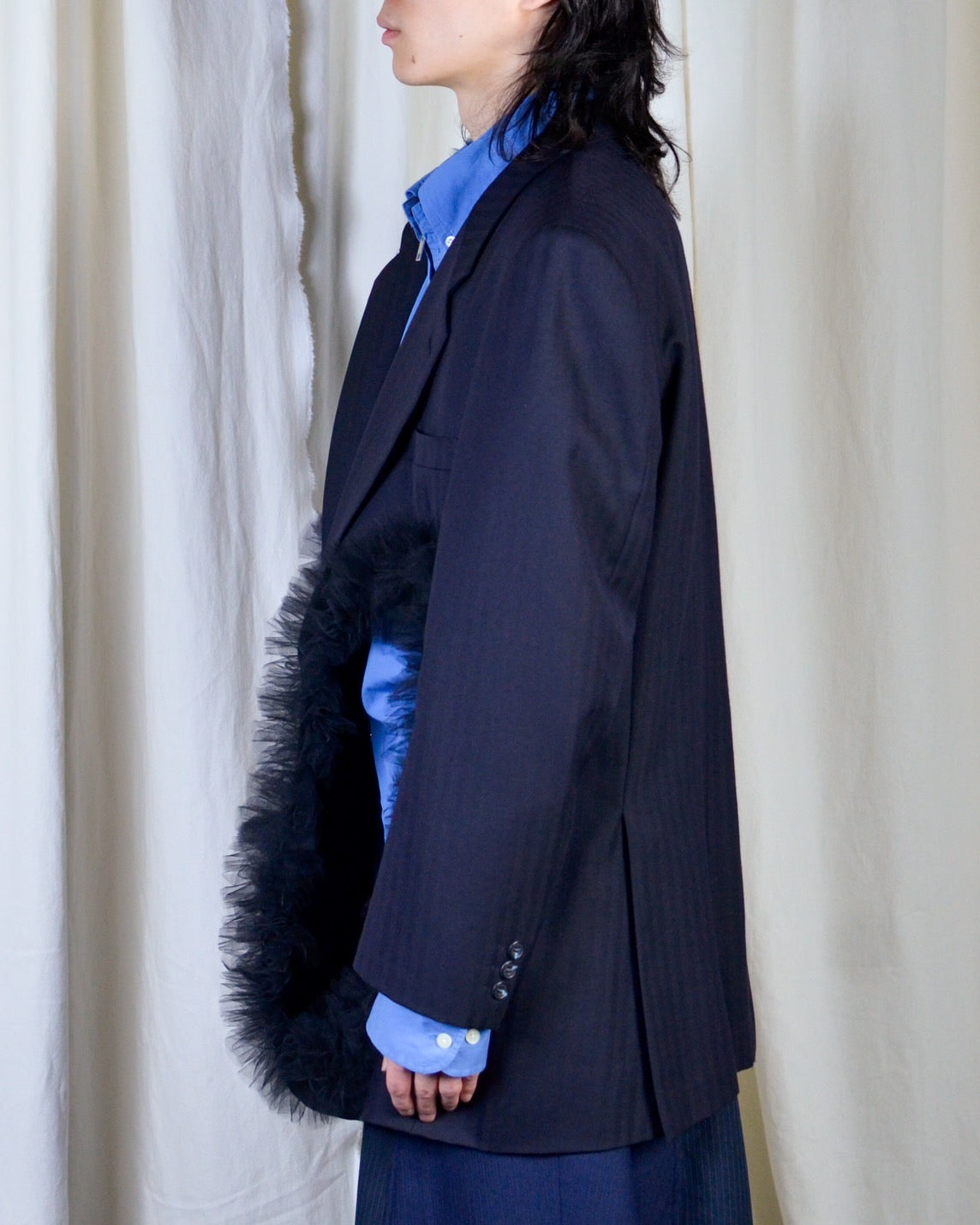 RE-003-01 / cutting frill jacket 【A】
