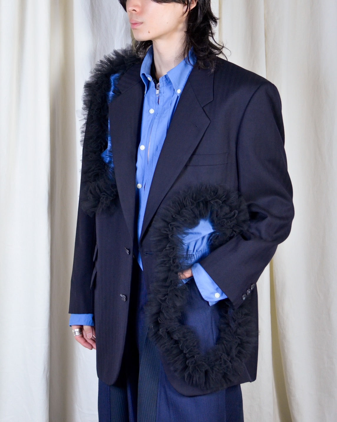 RE-003-01 / cutting frill jacket 【A】