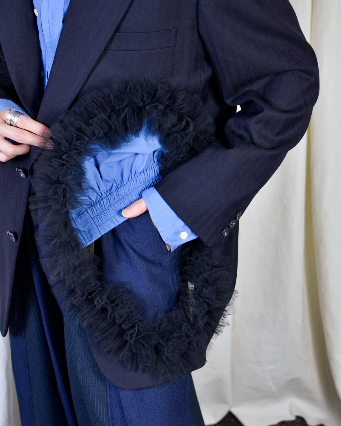 RE-003-01 / cutting frill jacket 【A】