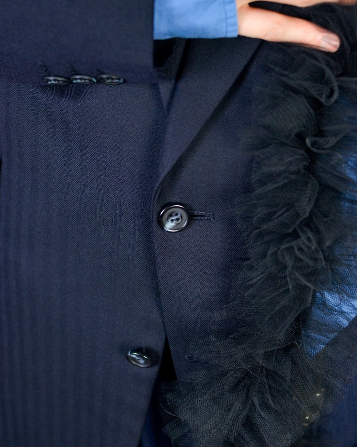 RE-003-01 / cutting frill jacket 【A】