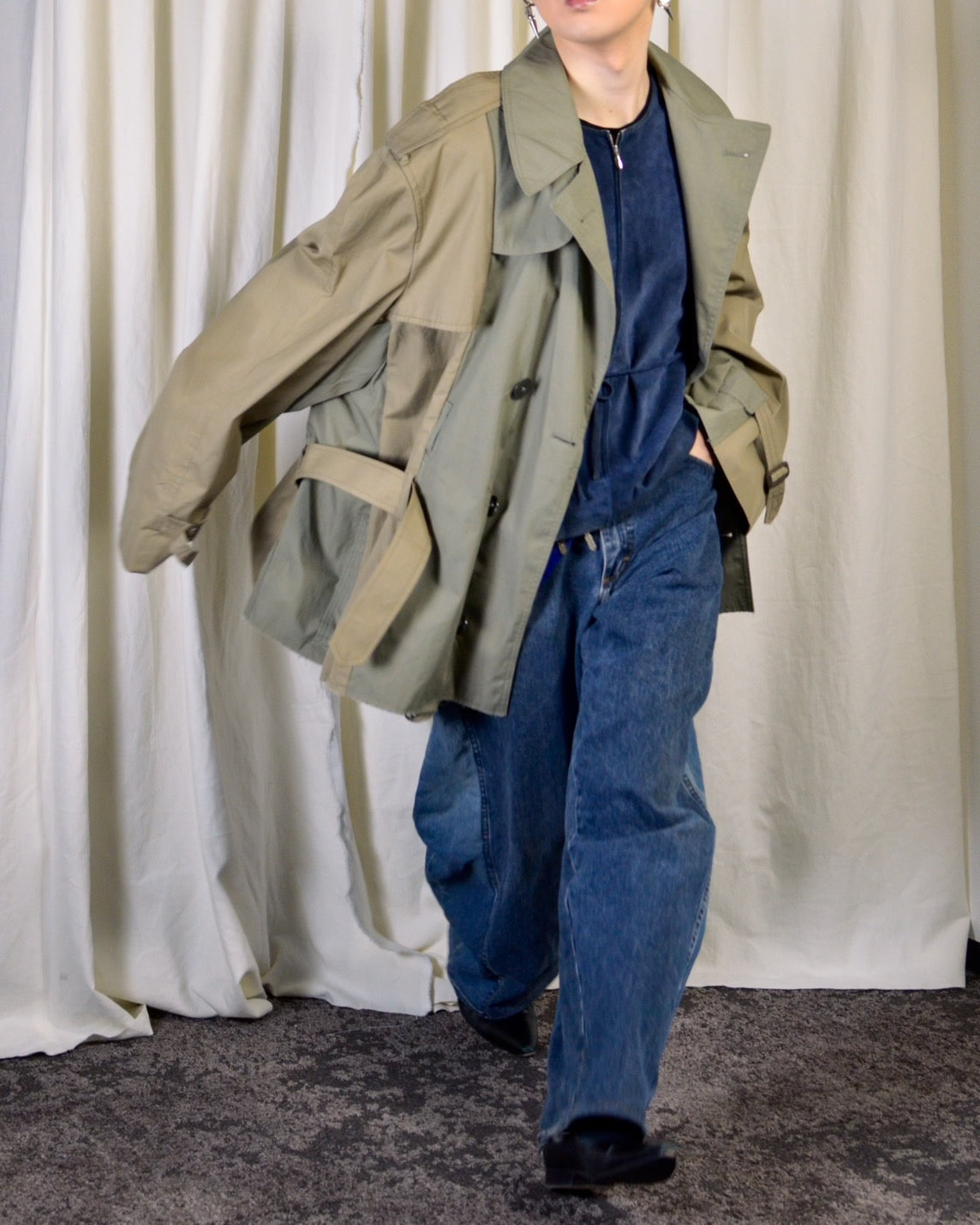 RE-037 / rebuild trench jacket 【A】