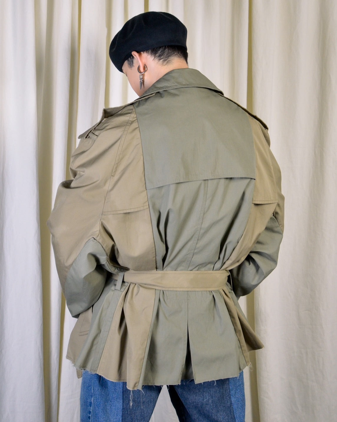 RE-037 / rebuild trench jacket 【A】