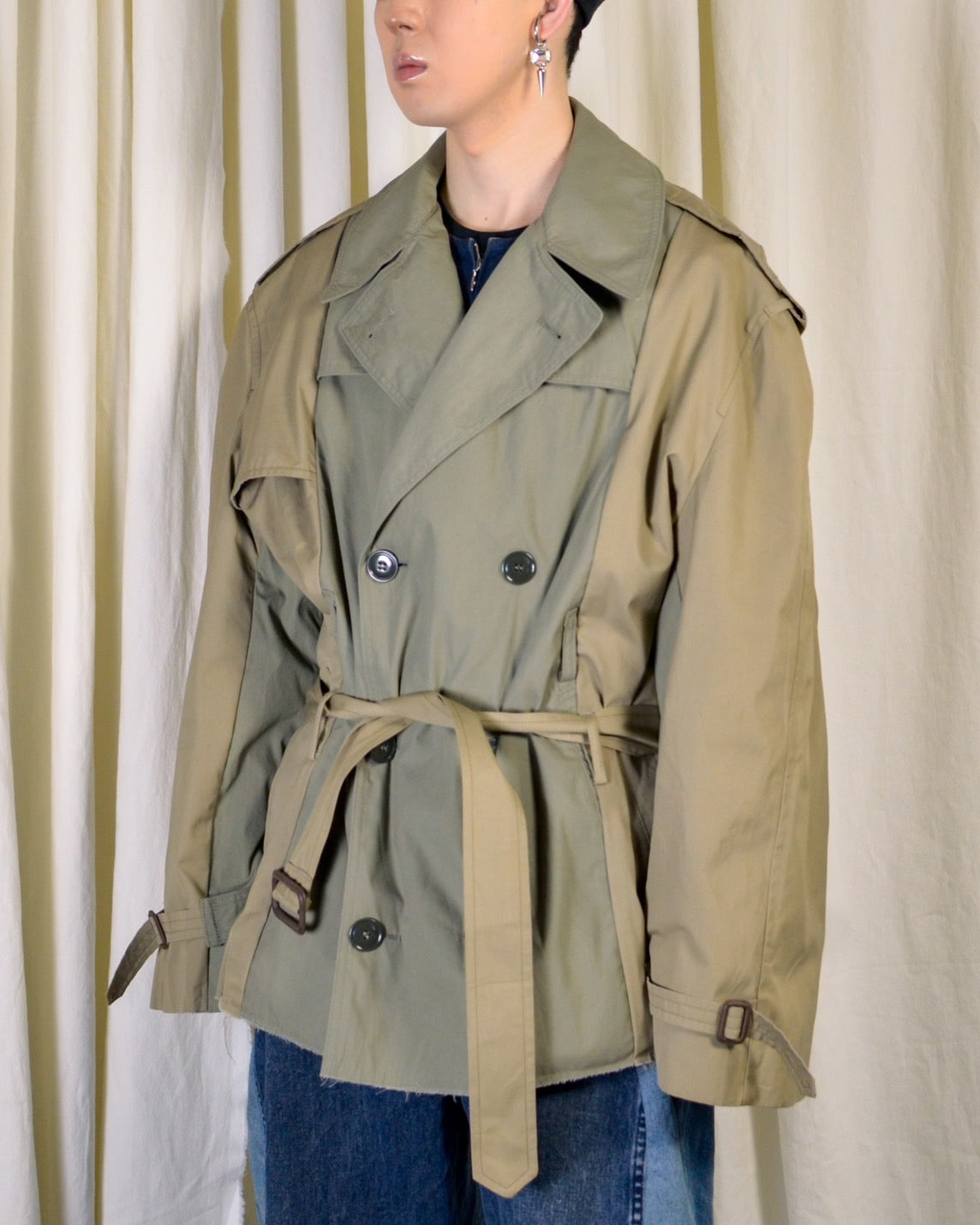 RE-037 / rebuild trench jacket 【A】