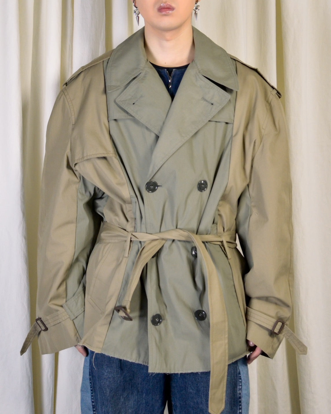 RE-037 / rebuild trench jacket 【A】