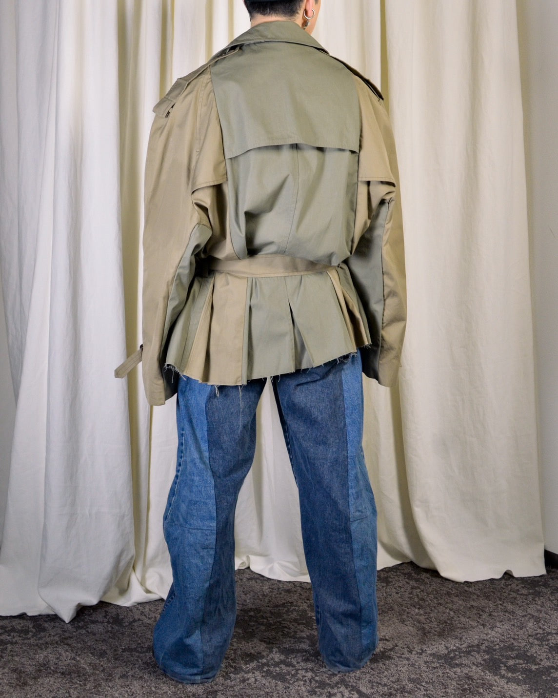 RE-037 / rebuild trench jacket 【A】