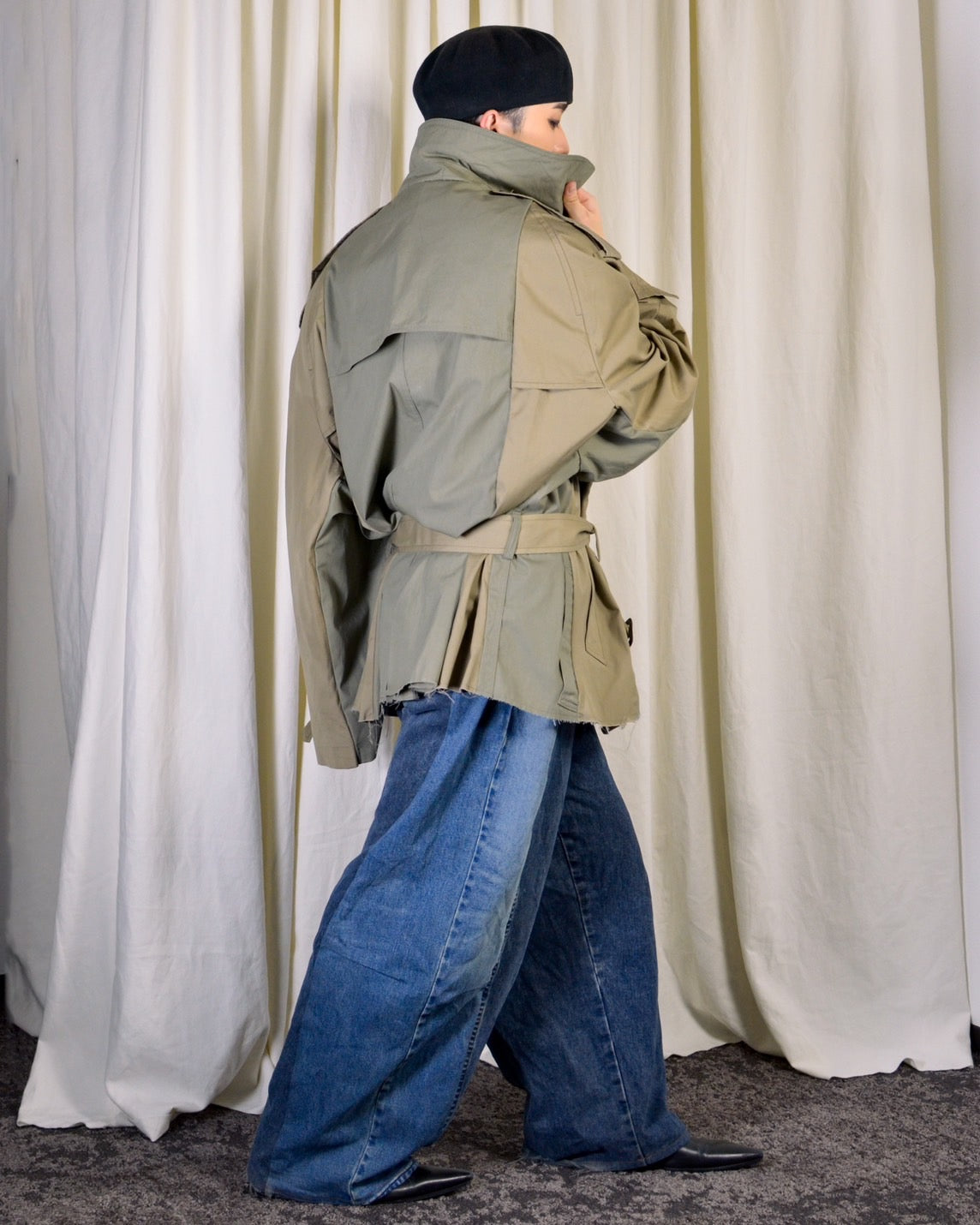 RE-037 / rebuild trench jacket 【A】