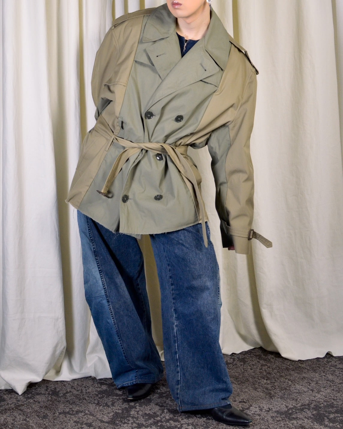 RE-037 / rebuild trench jacket 【A】