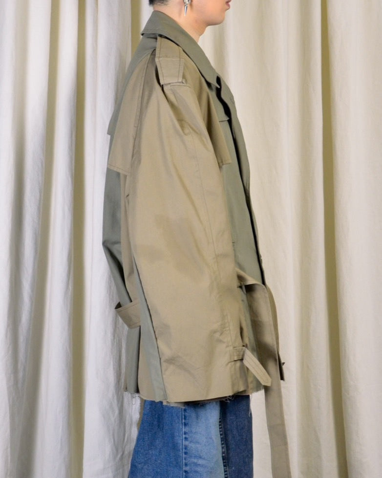 RE-037 / rebuild trench jacket 【A】