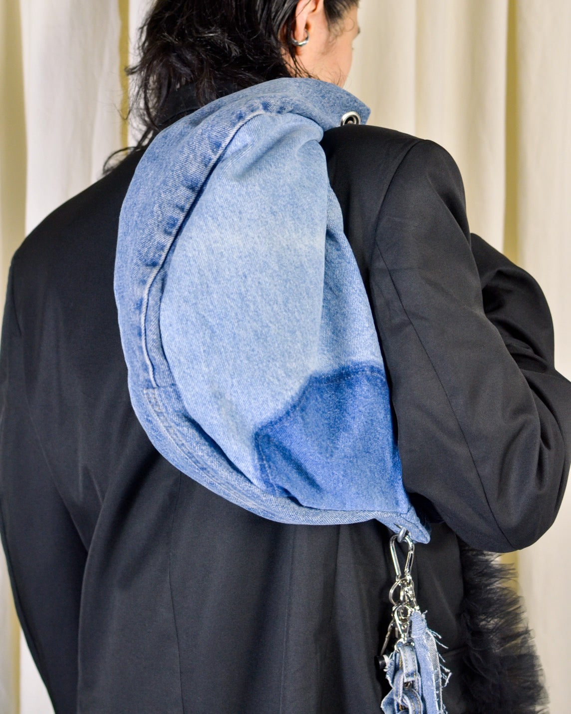 RE-026-03 / rebuild moon mini bag with kye ring 【A】