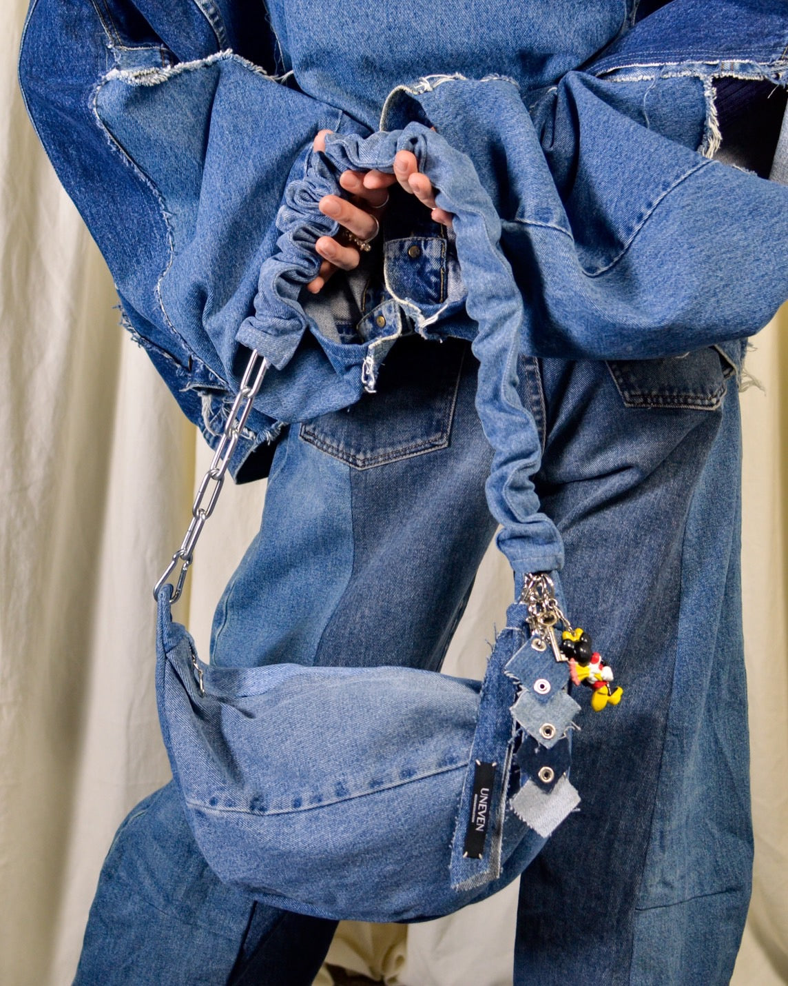 RE-026-03 / rebuild moon mini bag with kye ring 【B】