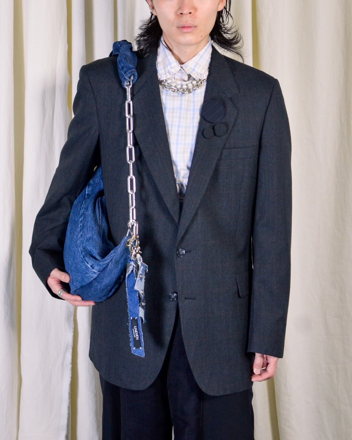 RE-026-03 / rebuild moon mini bag with kye ring 【C】