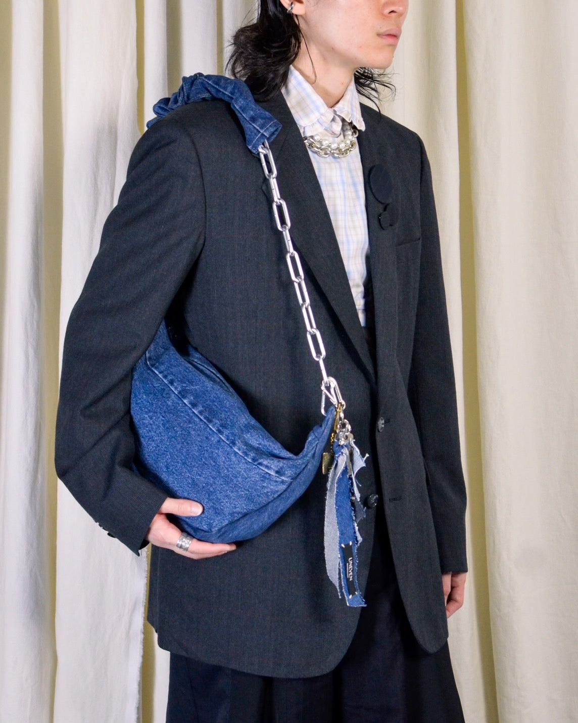 RE-026-03 / rebuild moon mini bag with kye ring 【C】
