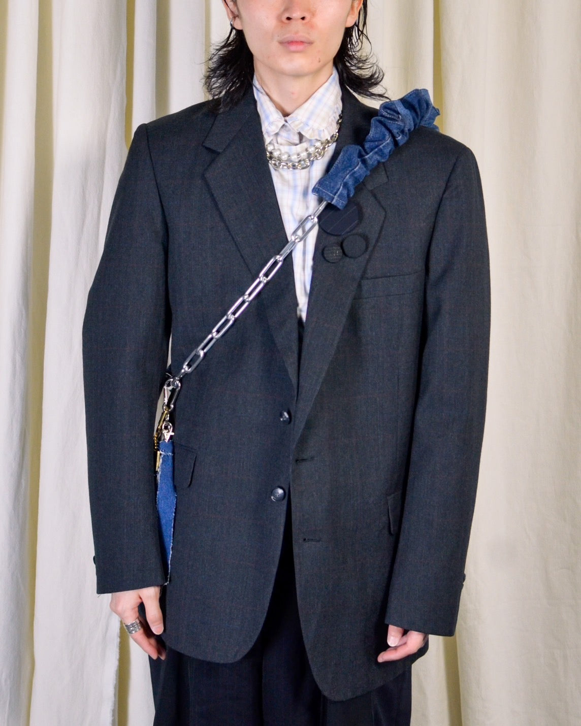RE-026-03 / rebuild moon mini bag with kye ring 【C】
