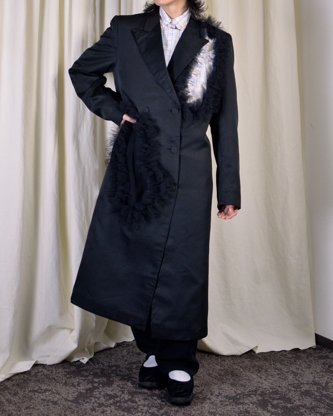 RE-036 / cutting frill coat【A】