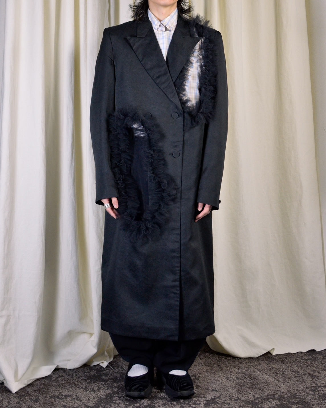 RE-036 / cutting frill coat【A】