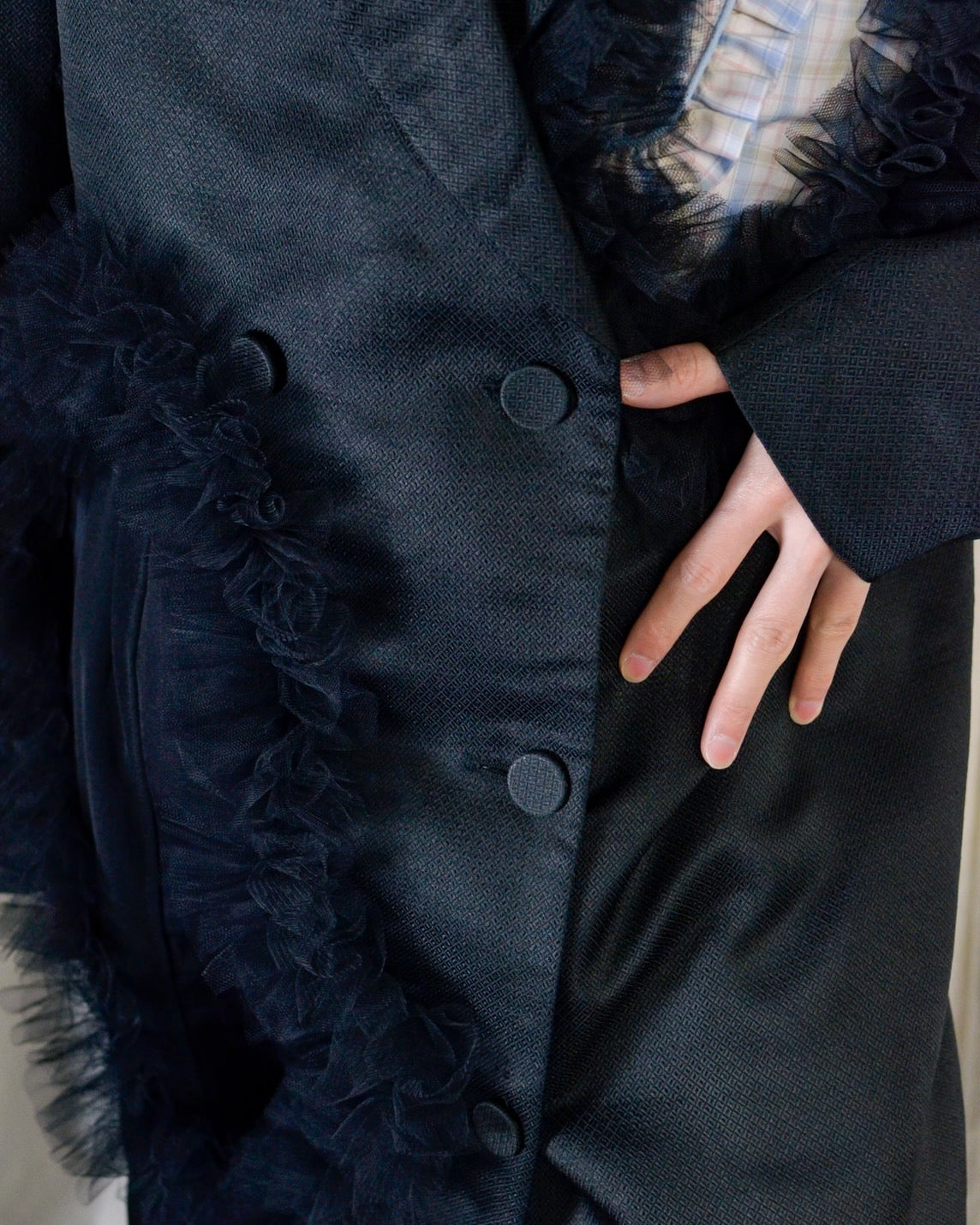 RE-036 / cutting frill coat【A】