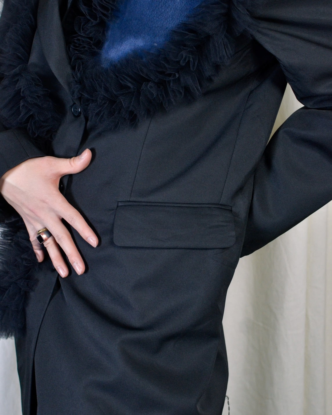 RE-036 / cutting frill coat【B】
