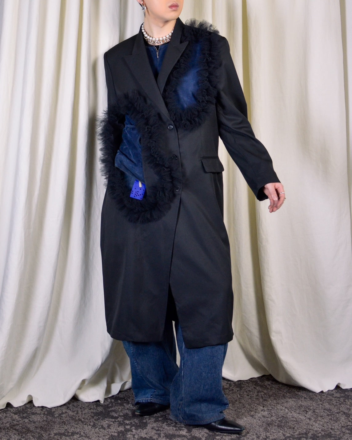 RE-036 / cutting frill coat【B】