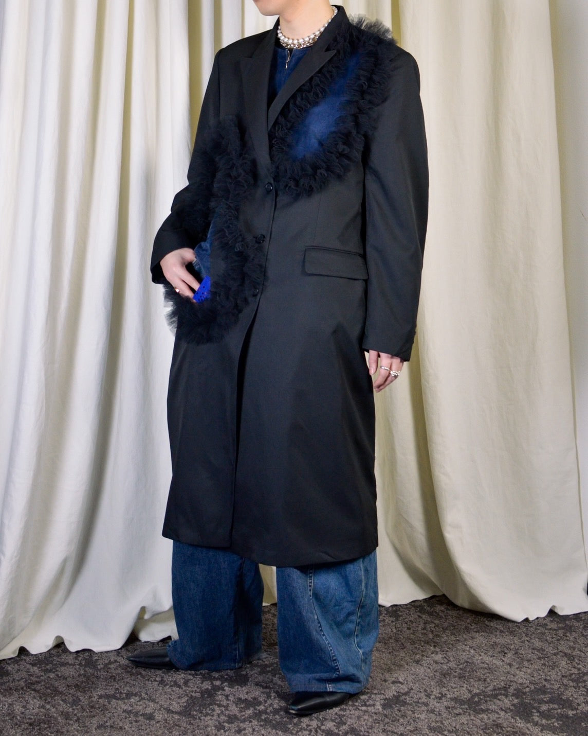 RE-036 / cutting frill coat【B】