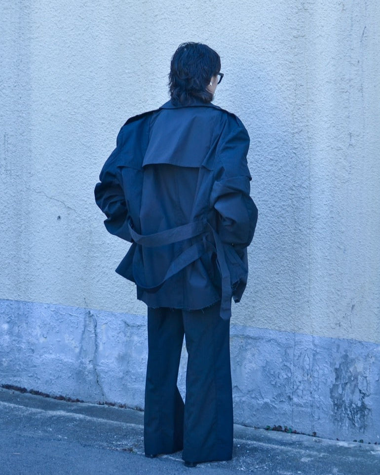 RE-037 / rebuild trench jacket 【B】