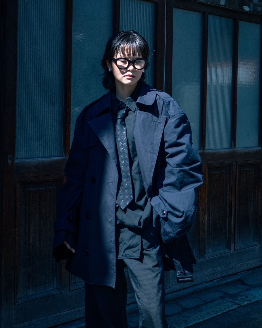 RE-037 / rebuild trench jacket 【B】