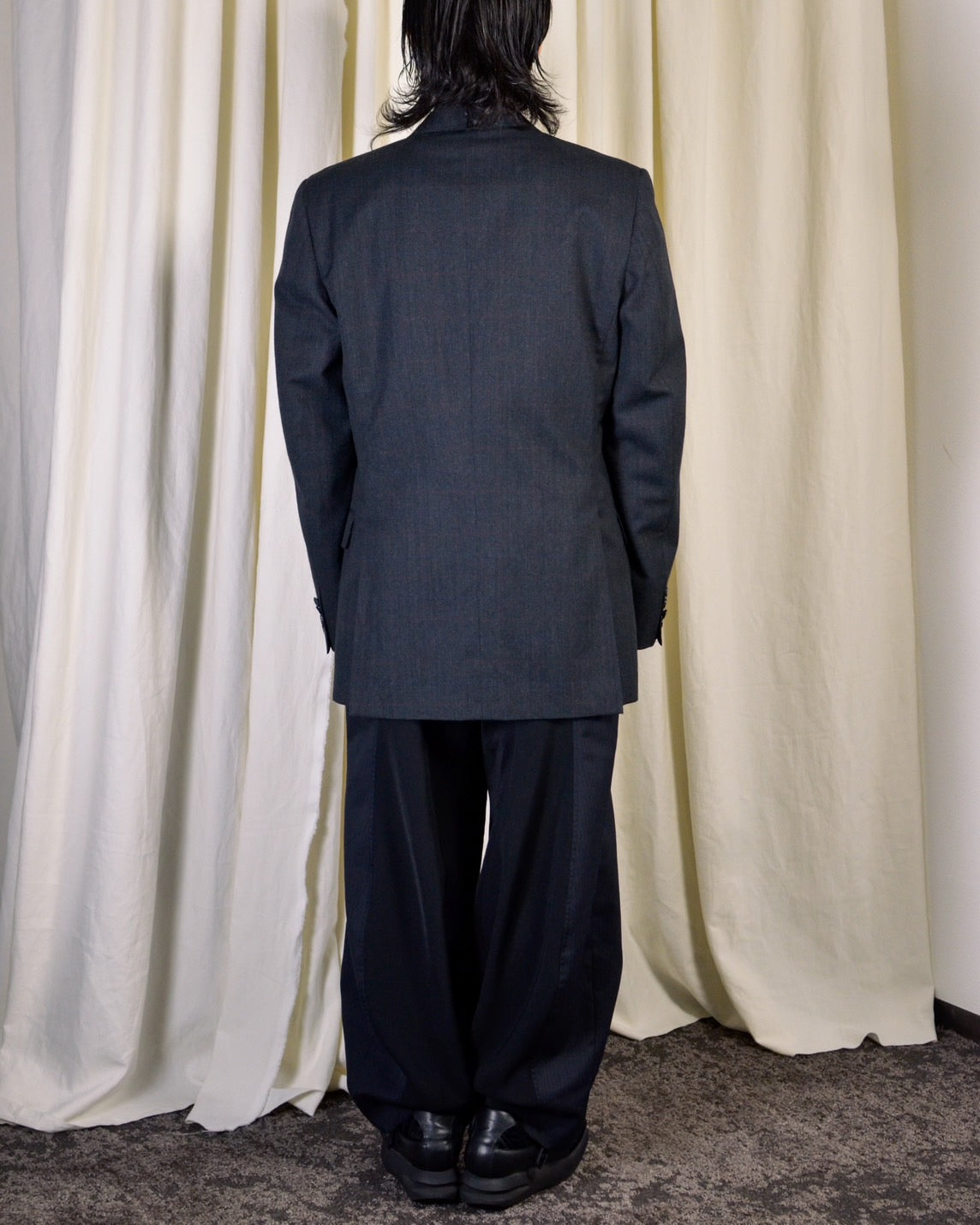 RE-029 / vintage tailored jacket with badge 【A】