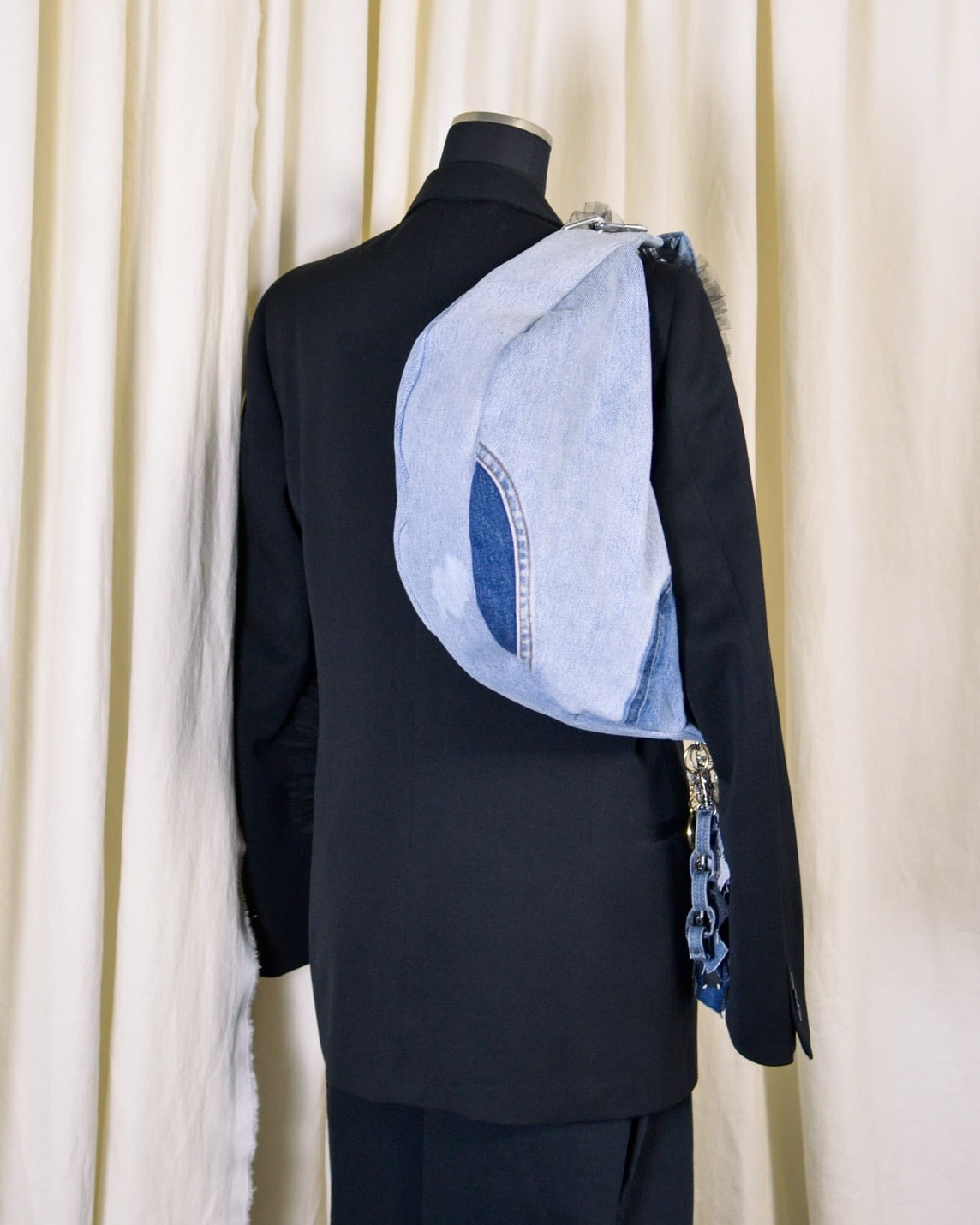 RE-026-03 / rebuild moon mini bag with kye ring 【D】