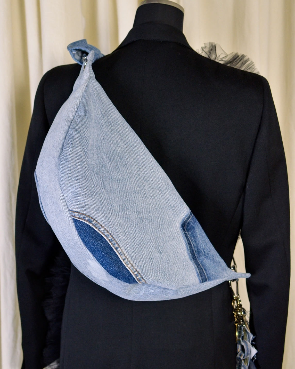 RE-026-03 / rebuild moon mini bag with kye ring 【D】