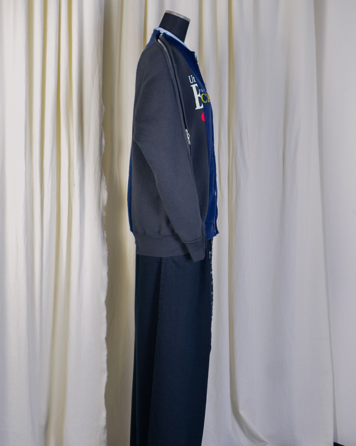 WL-018 / 3zip docking sweat 【A】