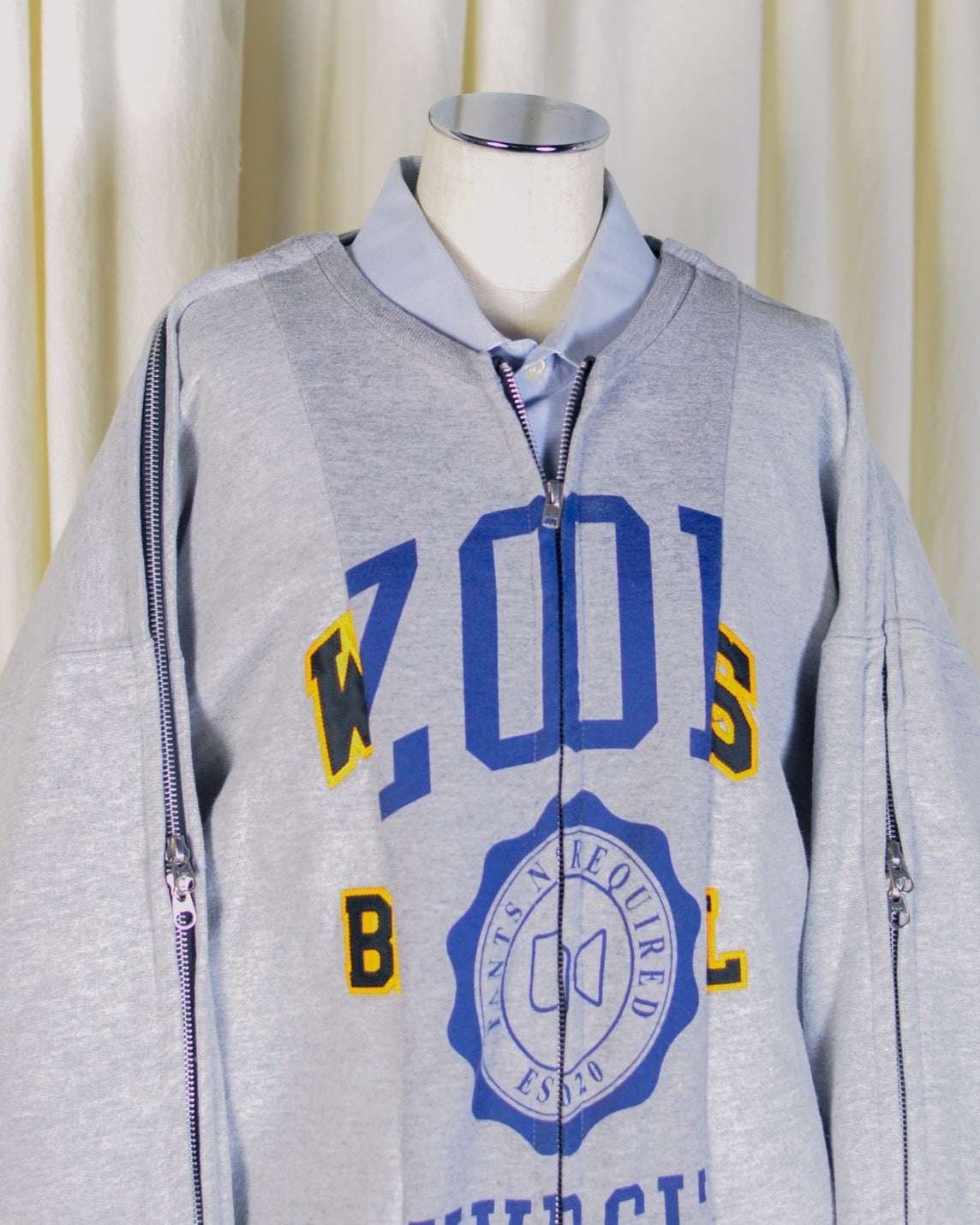 WL-018 / 3zip docking sweat【B】