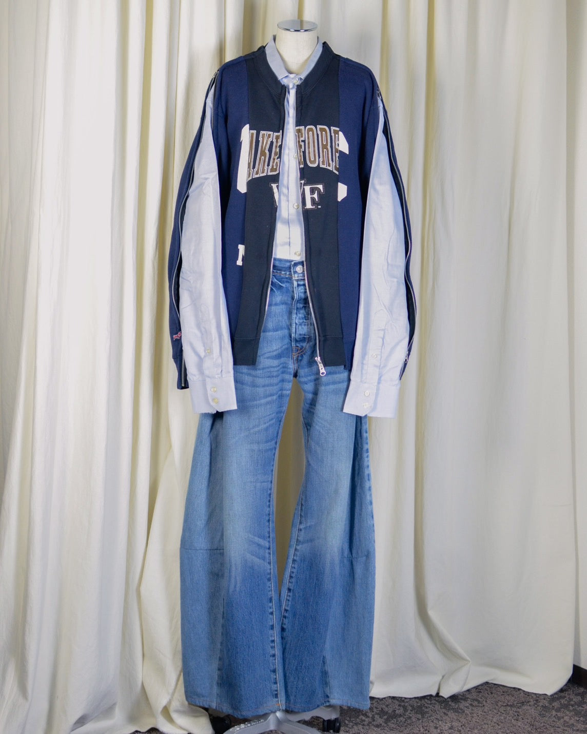 WL-018 / 3zip docking sweat【C】