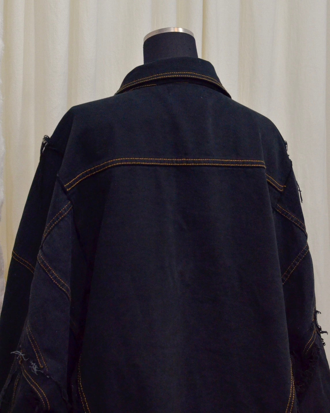RE-030-04 / rebuild kimono denim jacket overdye 【A】