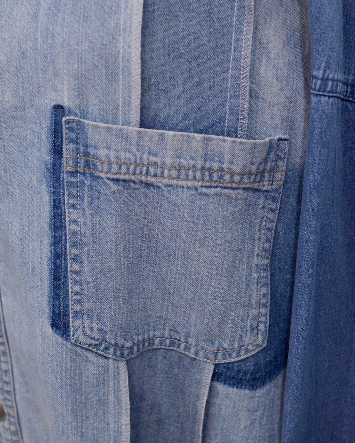 RE-042 / rebuild denim shirt 【A】