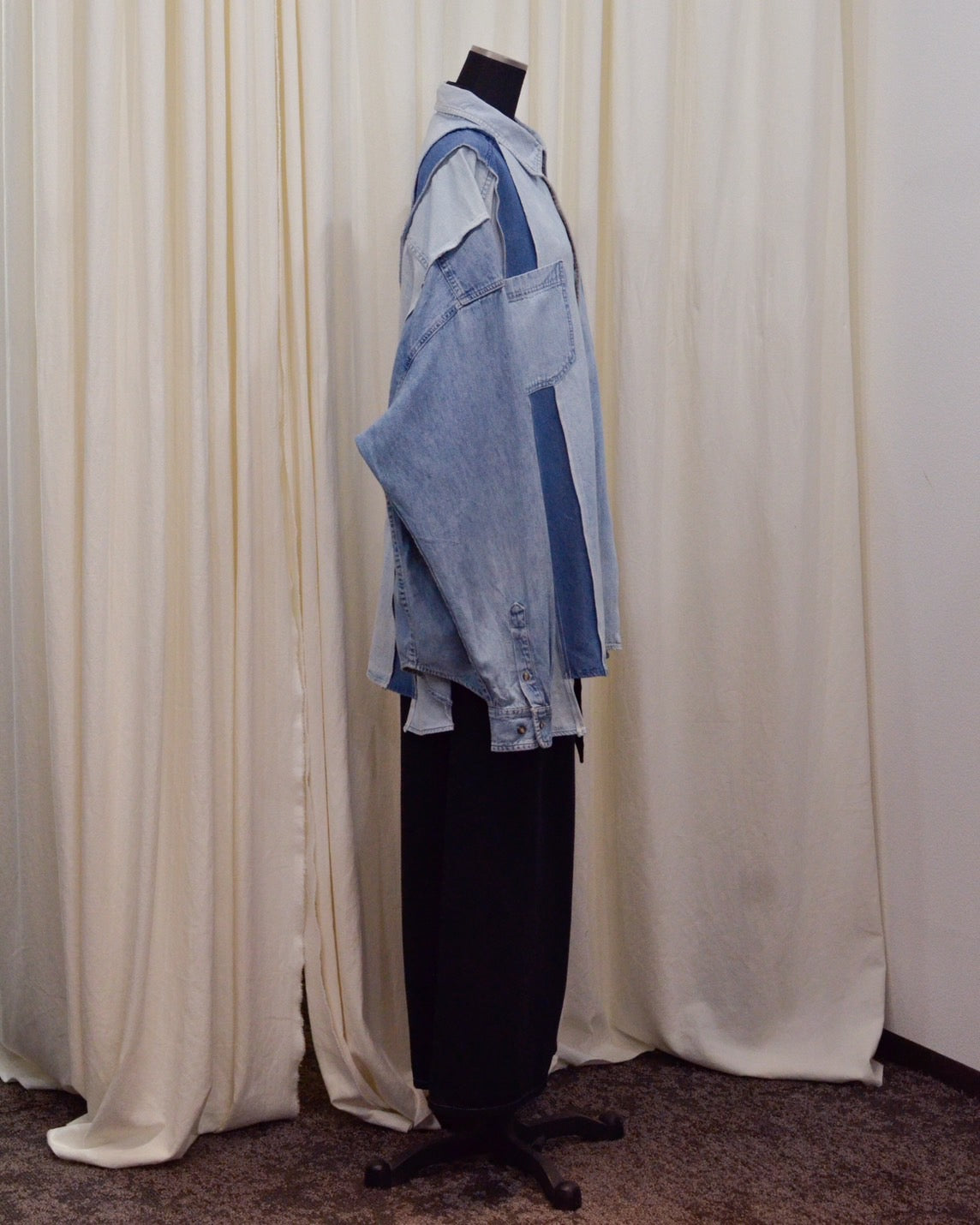 RE-042 / rebuild denim shirt 【A】