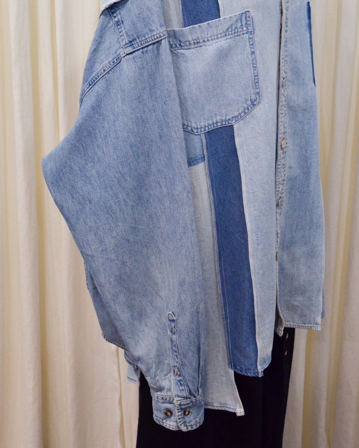 RE-042 / rebuild denim shirt 【A】