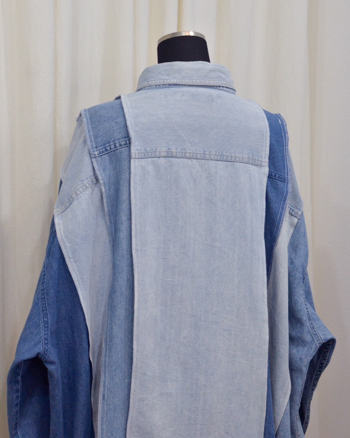 RE-042 / rebuild denim shirt 【A】