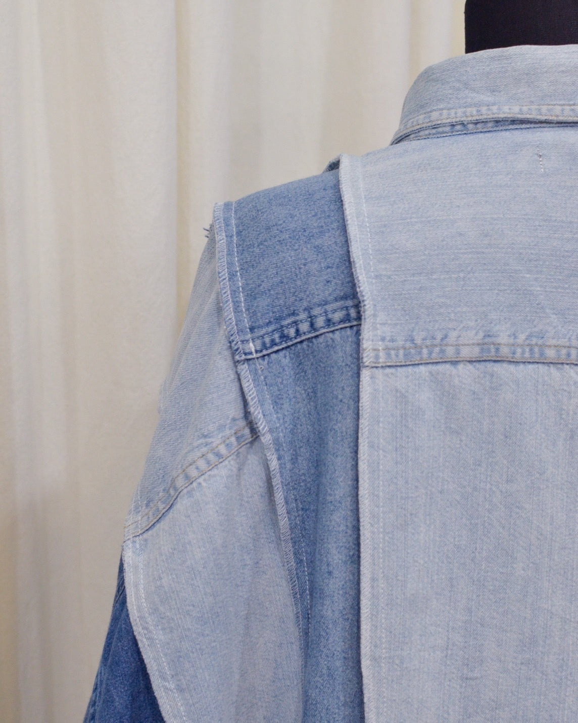 RE-042 / rebuild denim shirt 【A】